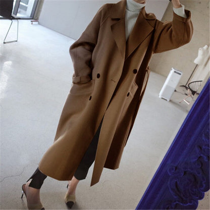 Manteau Long Cache-Cœur Femme - Image 5