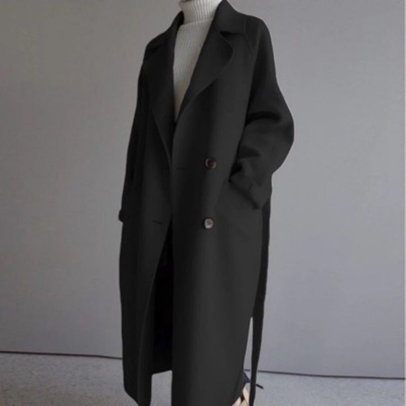 Manteau Long Cache-Cœur Femme - Image 4