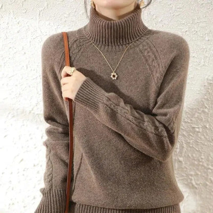 Pull Femme à Col Roulé - Image 1
