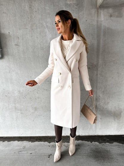 Manteau Long Croisé Femme - Image 3