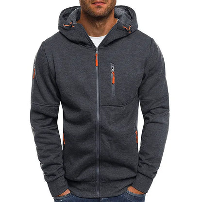 Veste Homme à Capuche et Fermeture Éclair Intégrale - Image 1