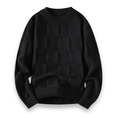 Pull à col rond à motifs pour homme - Image 3