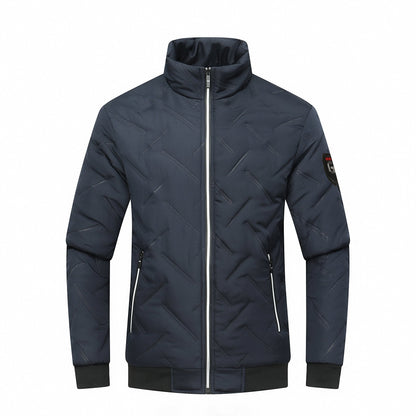 Blouson aviateur matelassé rembourré pour homme - Image 2