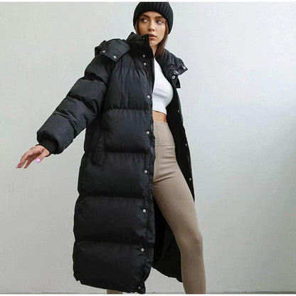 Manteau d'hiver matelassé surdimensionné pour femme - Image 2