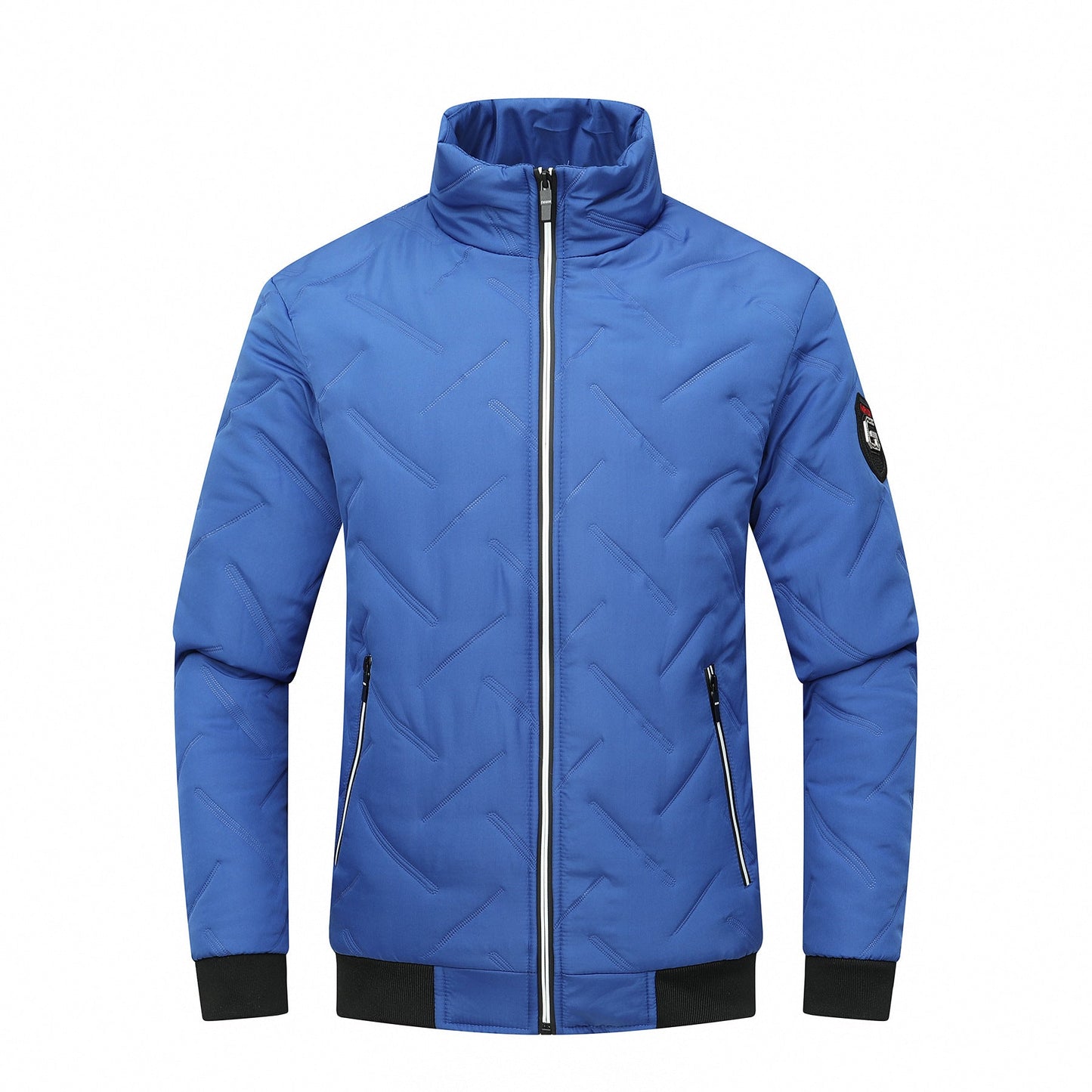 Blouson aviateur matelassé rembourré pour homme - Image 5