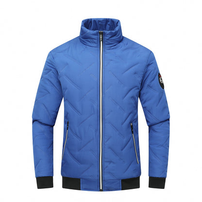 Blouson aviateur matelassé rembourré pour homme - Image 5