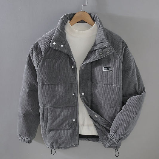Veste matelassée homme en velours côtelé - Image 1