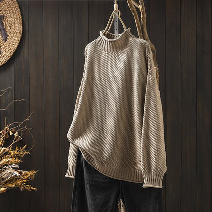 Pull ample à col roulé pour femme - Image 3