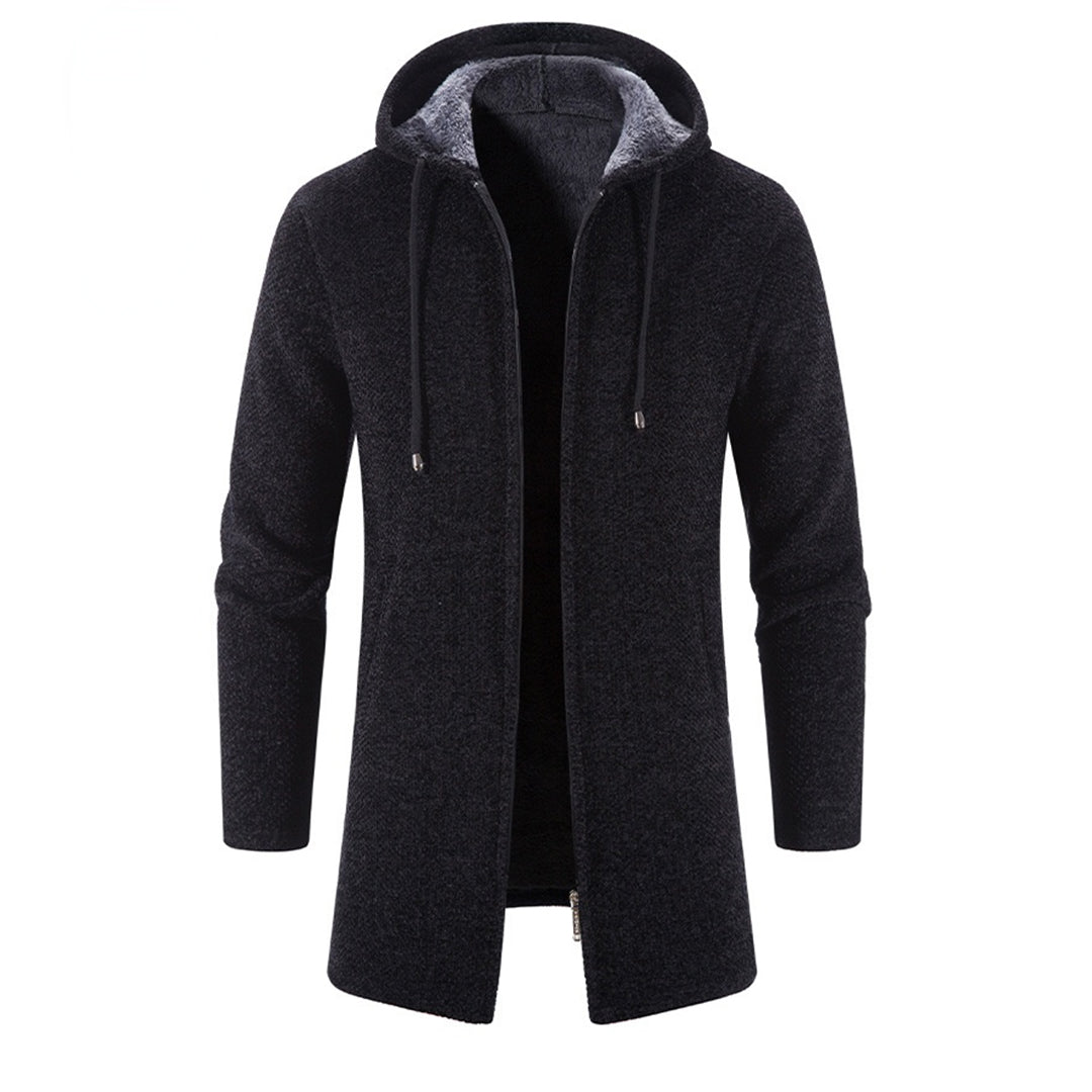 Manteau Long à Capuche pour Homme - Image 17