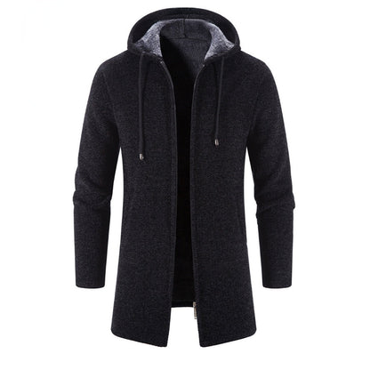 Manteau Long à Capuche pour Homme - Image 17