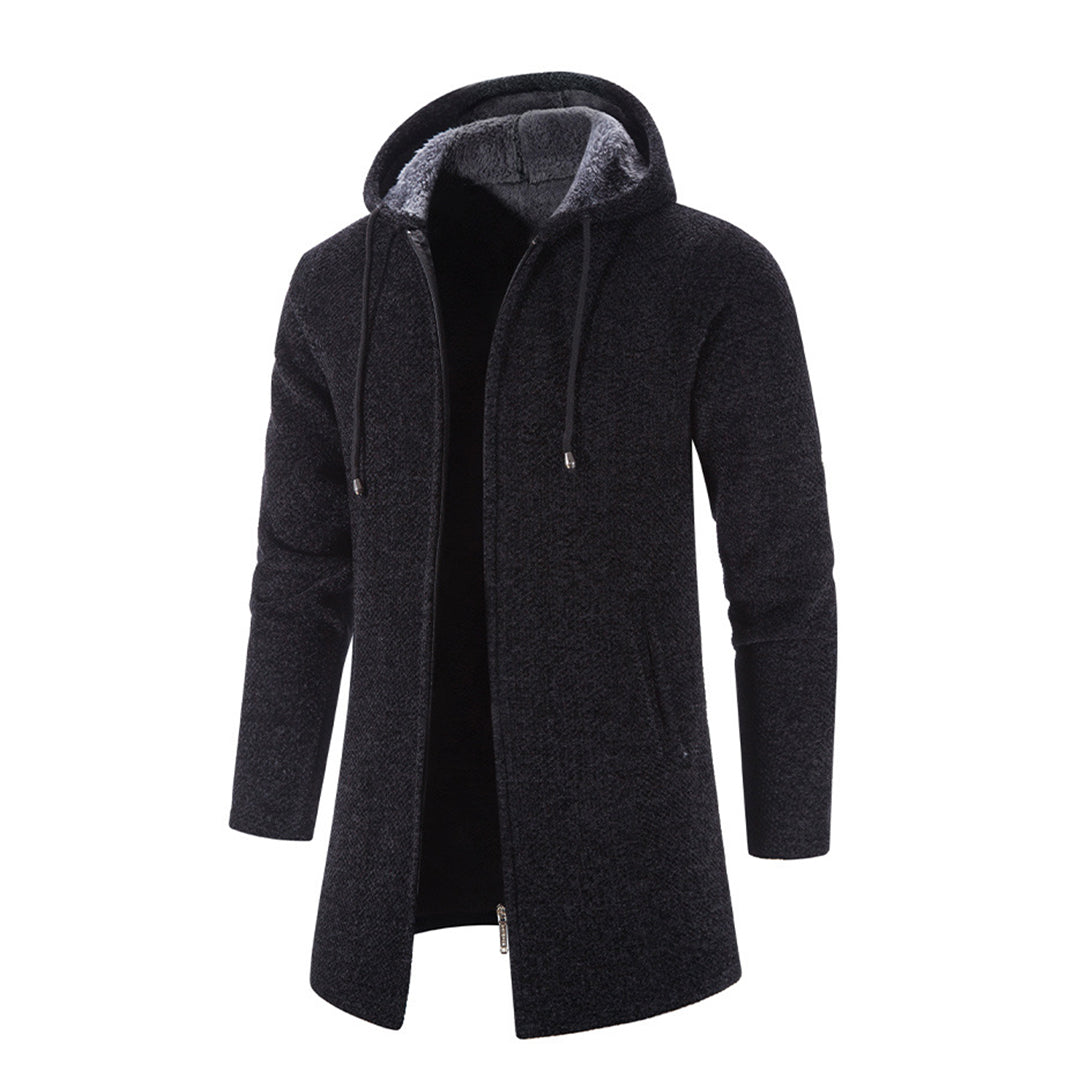 Manteau Long à Capuche pour Homme - Image 5