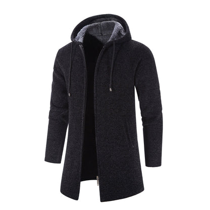 Manteau Long à Capuche pour Homme - Image 5