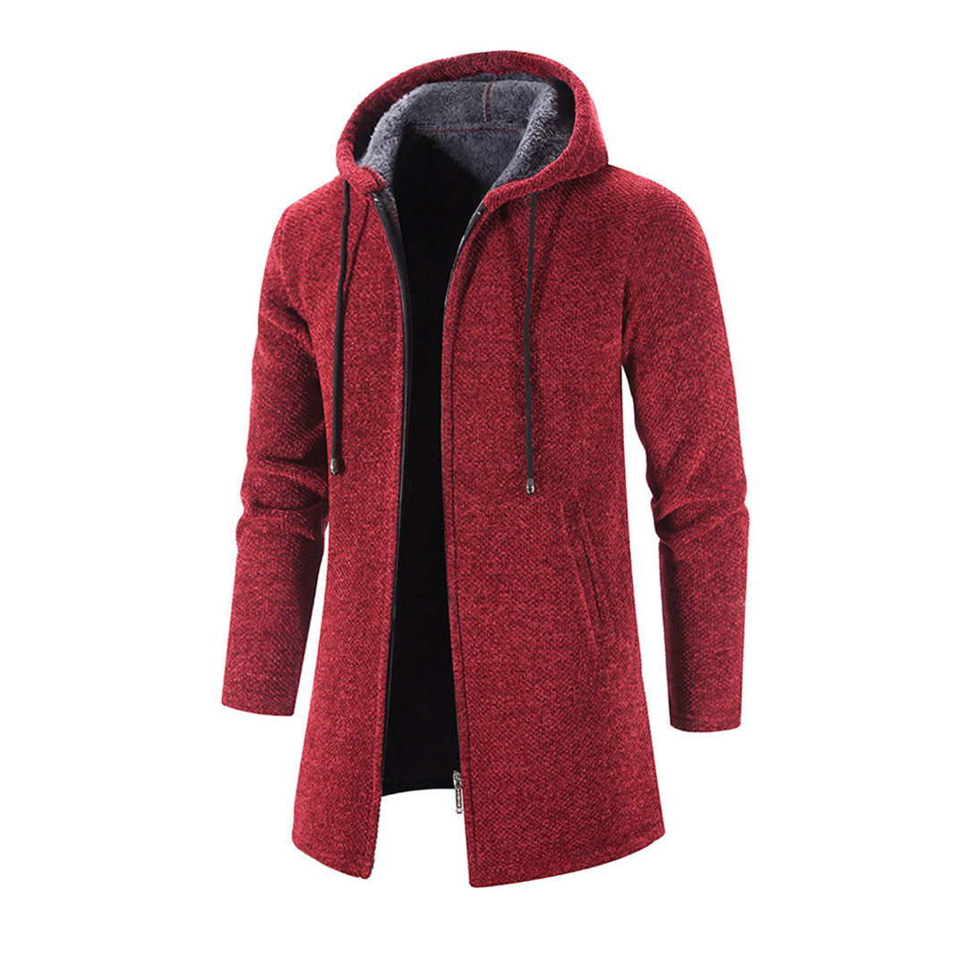 Manteau Long à Capuche pour Homme - Image 6