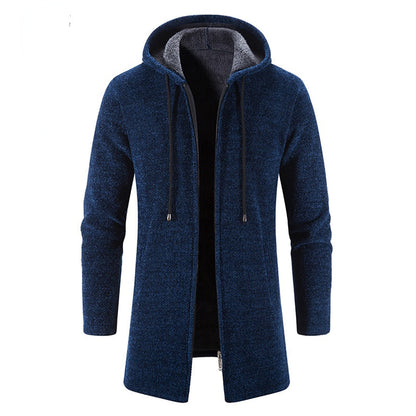 Manteau Long à Capuche pour Homme - Image 1