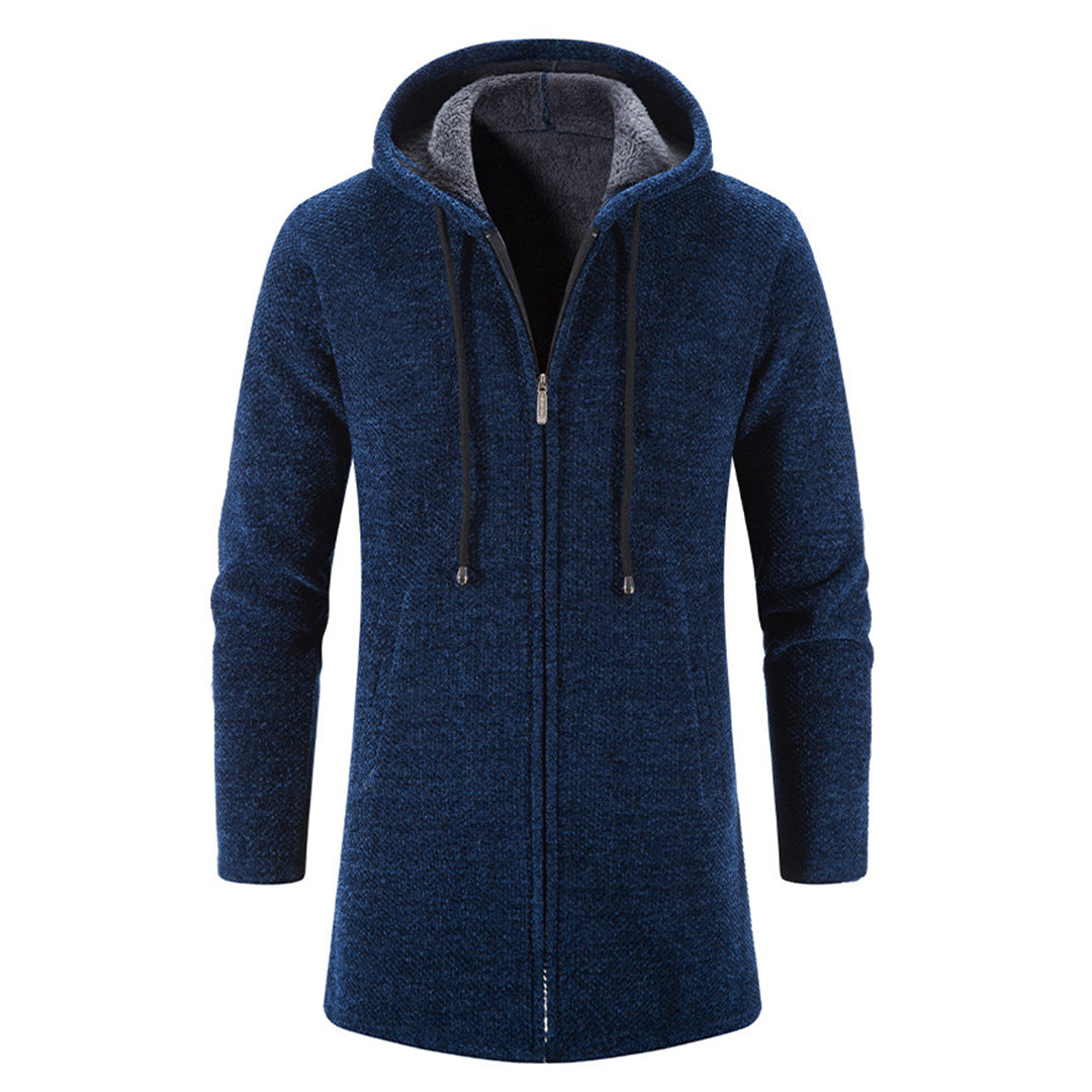Manteau Long à Capuche pour Homme - Image 2