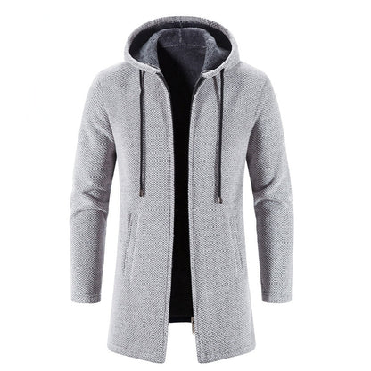 Manteau Long à Capuche pour Homme - Image 19