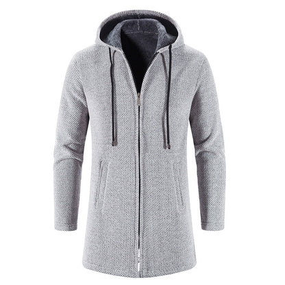 Manteau Long à Capuche pour Homme - Image 8