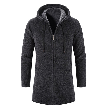 Manteau Long à Capuche pour Homme - Image 10