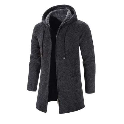 Manteau Long à Capuche pour Homme - Image 11