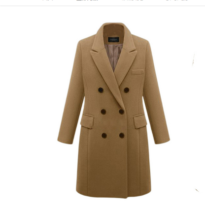 Manteau Trapèze Croisé Femme - Image 5
