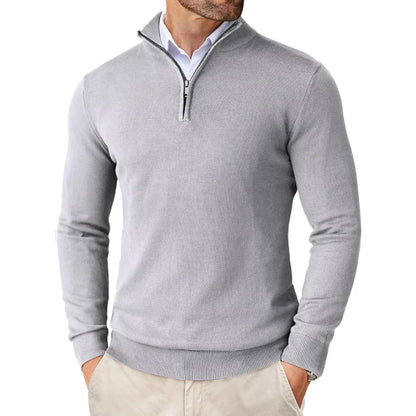 Pull Homme Col Zippé 1/4 - Image 7