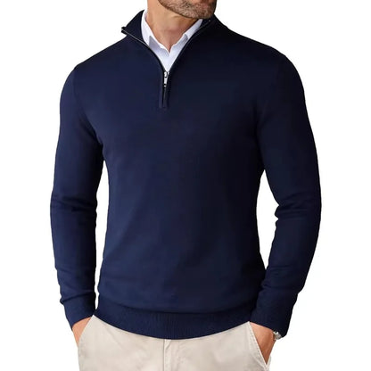 Pull Homme Col Zippé 1/4 - Image 5