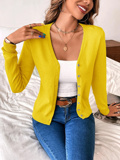 Cardigan Boutonné pour Femme - Image 11