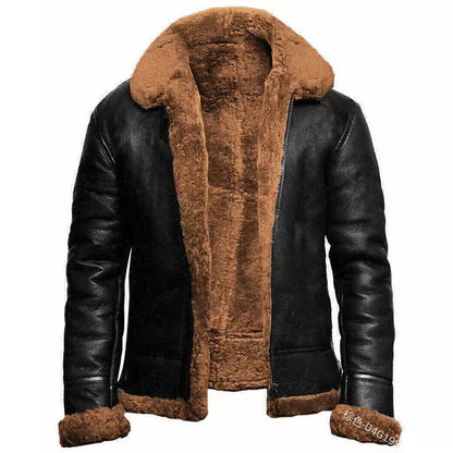 Veste Aviateur en Cuir pour Femme - Image 3