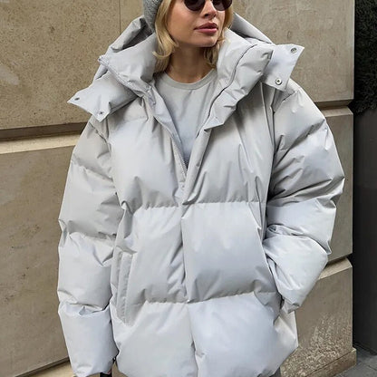 Doudoune Femme Oversize à Capuche - Image 7