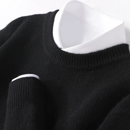 Pull Homme Col Rond Manches Longues - Image 10
