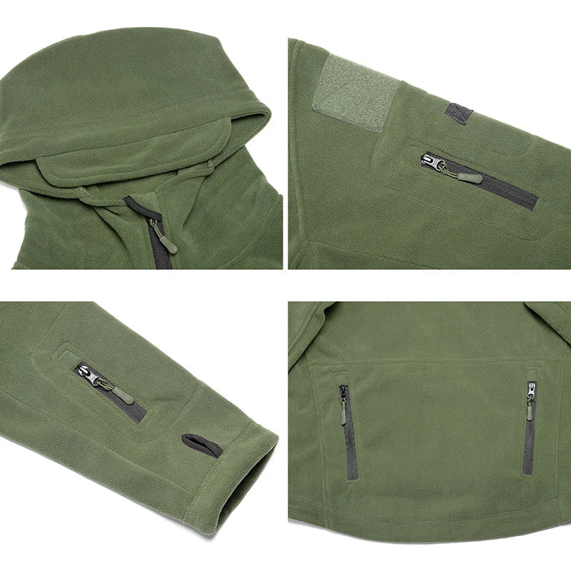 Veste Tactique à Capuche pour Homme - Image 6