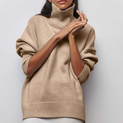 Pull ample à col roulé pour femme - Image 4