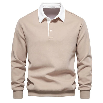Pull à Col Polo Manches Longues Homme - Image 2