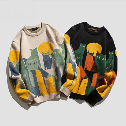 Pull Homme Col Rond Imprimé - Image 4
