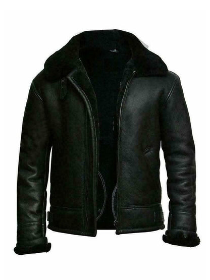Veste Aviateur en Cuir pour Femme - Image 2