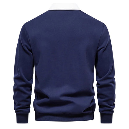 Pull à Col Polo Manches Longues Homme - Image 5