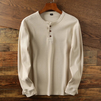 Pull Henley à Manches Longues pour Homme - Image 3