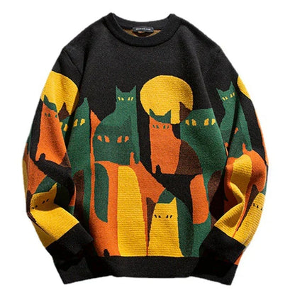 Pull Homme Col Rond Imprimé - Image 5