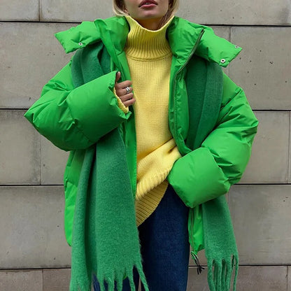 Doudoune Femme Oversize à Capuche - Image 10