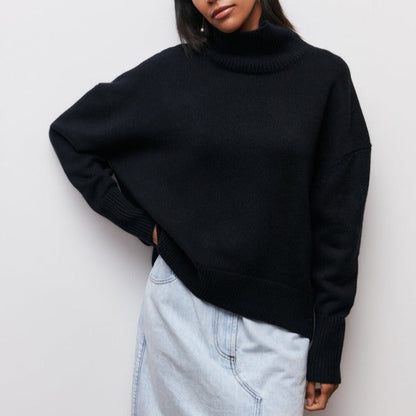 Pull ample à col roulé pour femme - Image 7