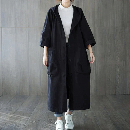 Manteau à Capuche Oversize Femme - Image 2