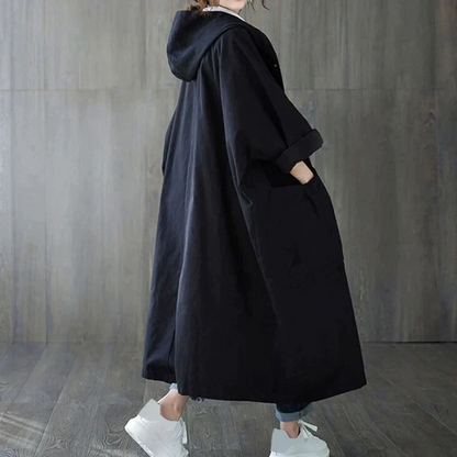 Manteau à Capuche Oversize Femme - Image 1