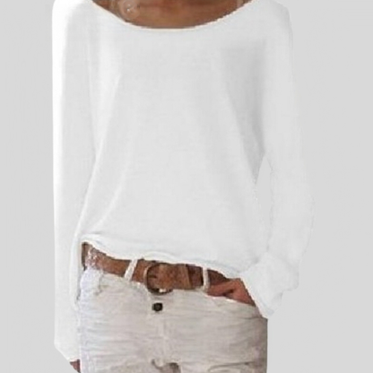 Pull ample à manches longues pour femme - Image 5
