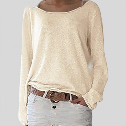 Pull ample à manches longues pour femme - Image 3