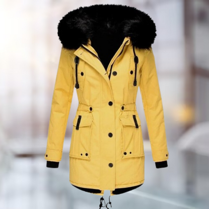 Parka Femme à Capuche en Fausse Fourrure - Image 4