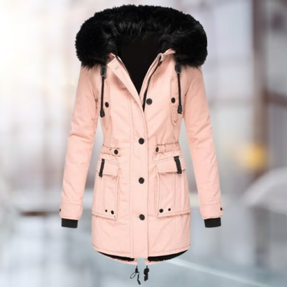 Parka Femme à Capuche en Fausse Fourrure - Image 6