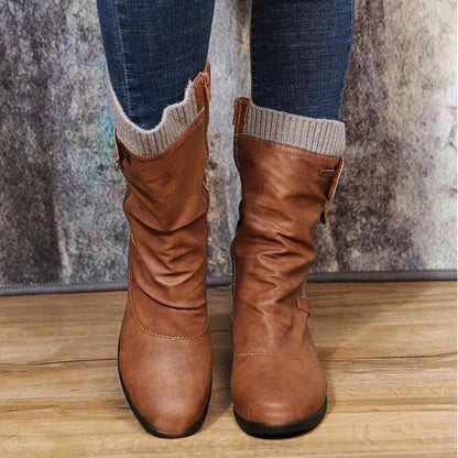 Bottes Mi-Mollet Souples Femme - Image 1
