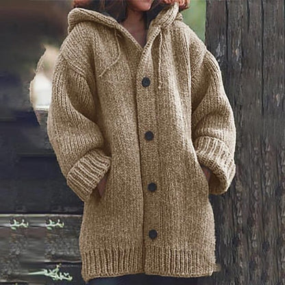 Cardigan Long à Capuche pour Femme - Image 2