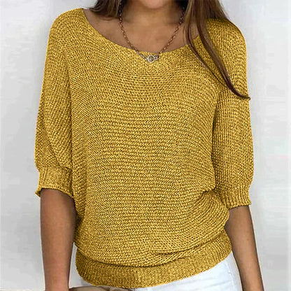 Pull en Tricot Femme Col V - Image 8