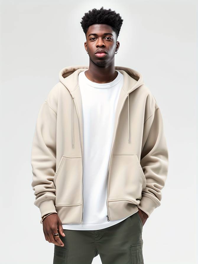 Veste Homme Zippée à Capuche - Image 10